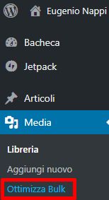 ottimizzazione bulk su WordPress con EWWW Image Optimizer
